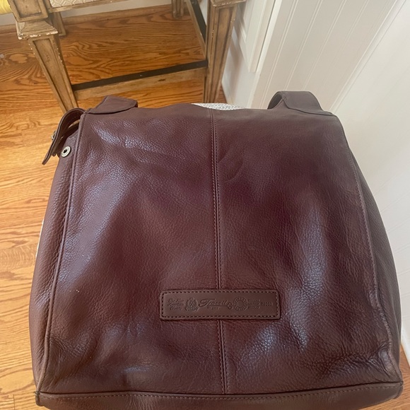 Fossil 1954 Classic Brown Leather Messenger Purse - Picture 2 of 11
